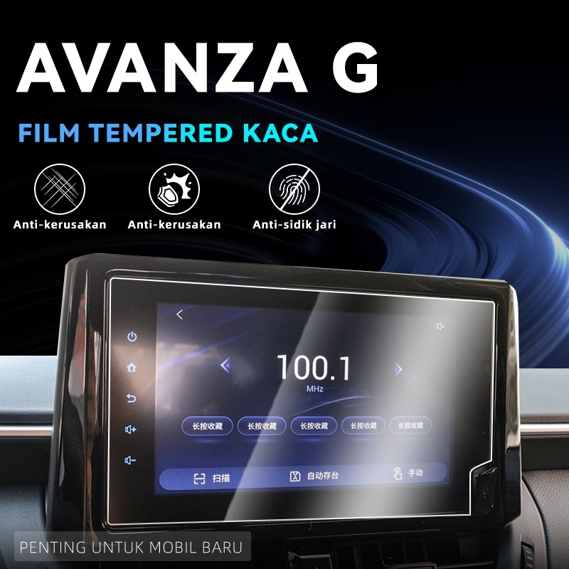 Toyota Avanza G Aksesoris Modifikasi Mobil Kaca Tempered Pelindung Layar Head Unit Navigasi HD Anti 