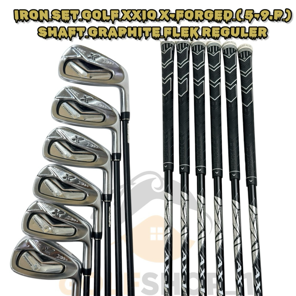 Iron Set Golf Man XXIO Forged Shaft Graphite Bekas Original-Stick Golf