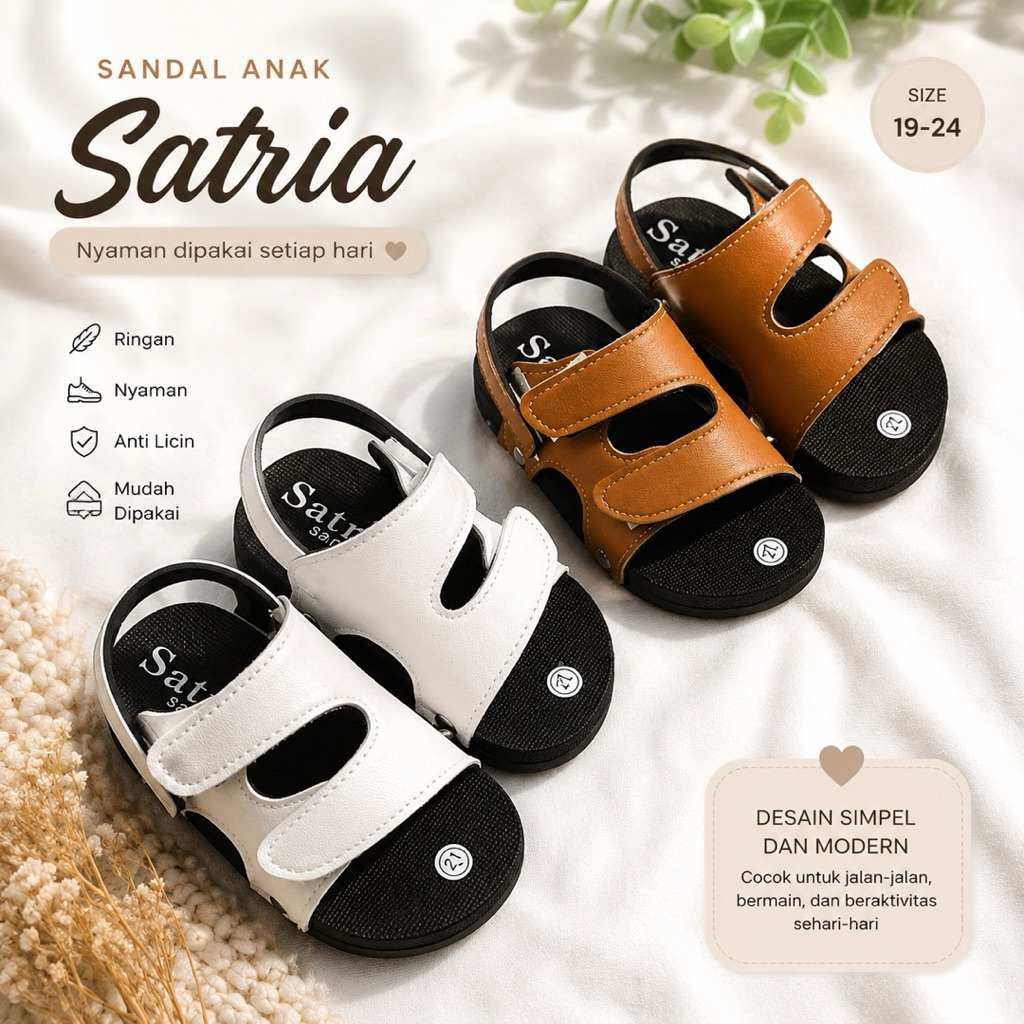 Sepatu Sandal Anak-Sendal Selop Anak laki Laki