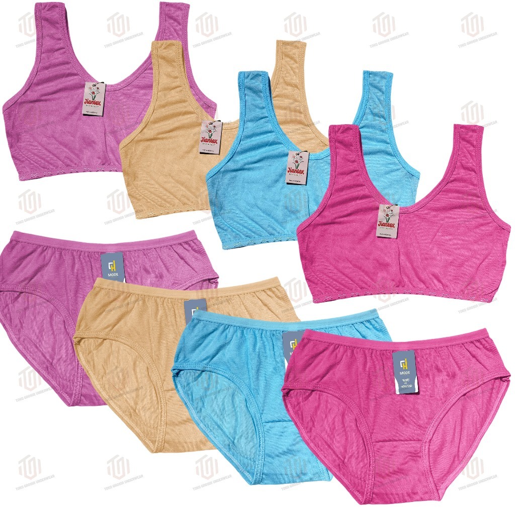 SET [12 PCS] DALEMAN ANAK SEKOLAH REMAJA CEWEK/CD REMAJA MINISET KATUN POLOS