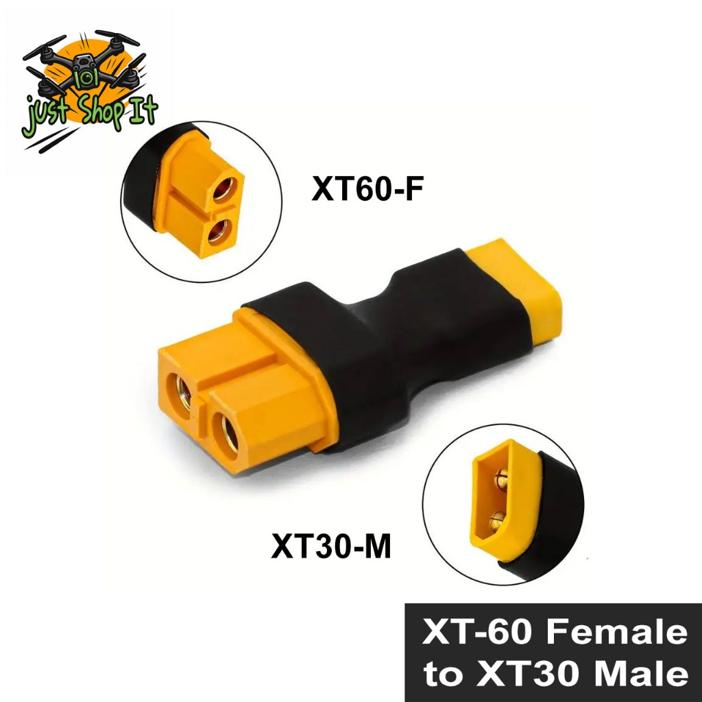 Converter XT60 Female to XT30 Male Plug Battery Connector Adapter