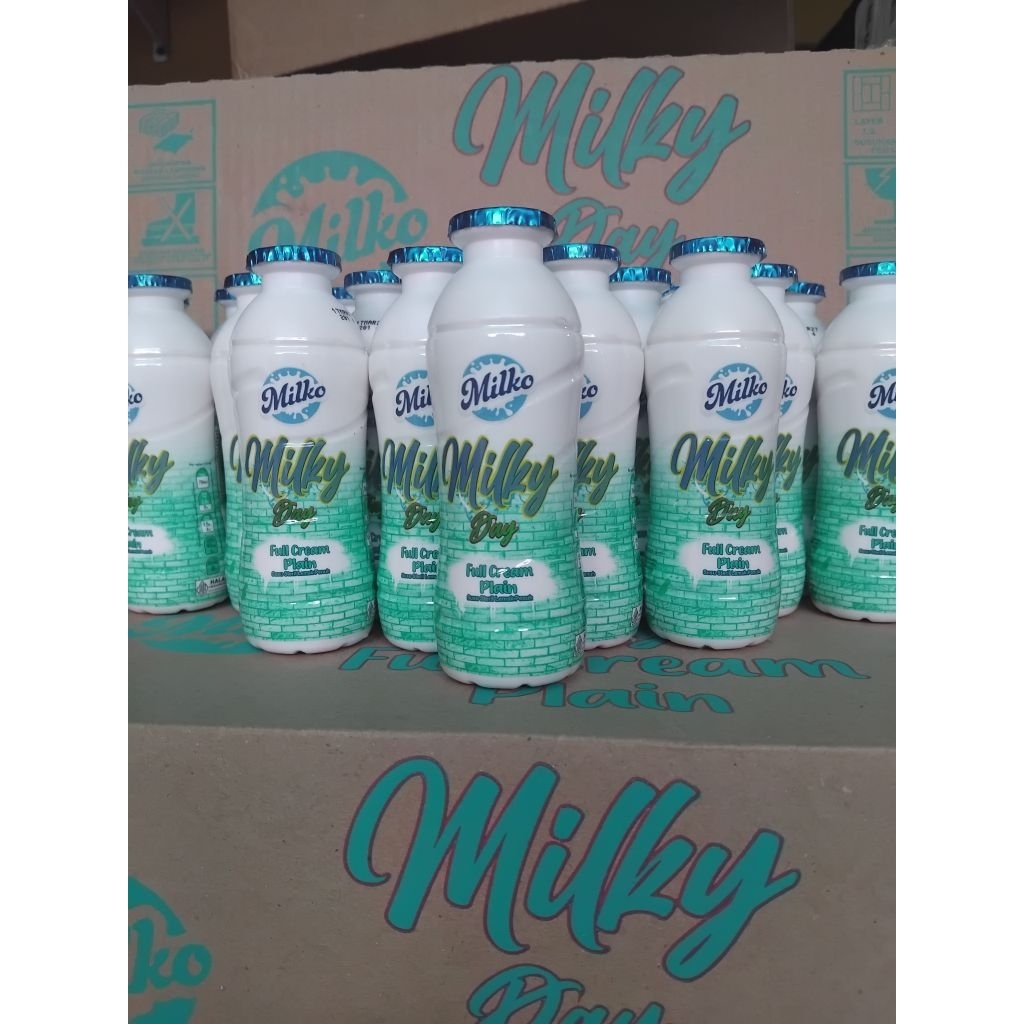 Milko Milky Day Susu Plain 115 ml/36 botol