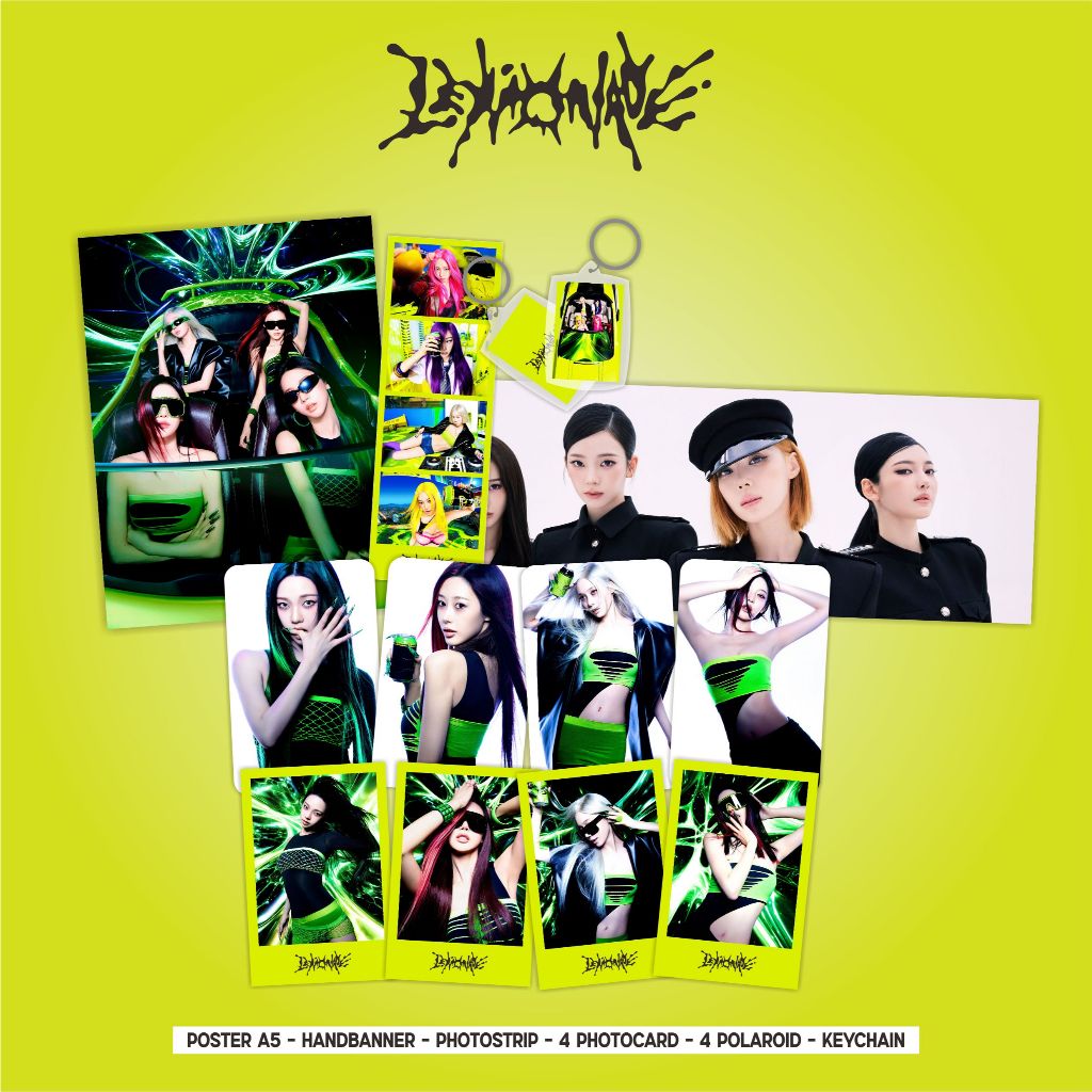 AESPA LEMONADE FANKIT / FANKIT SET KPOP MERCH / FANKIT MERCH PHOTOCARD FANKIT KPOP