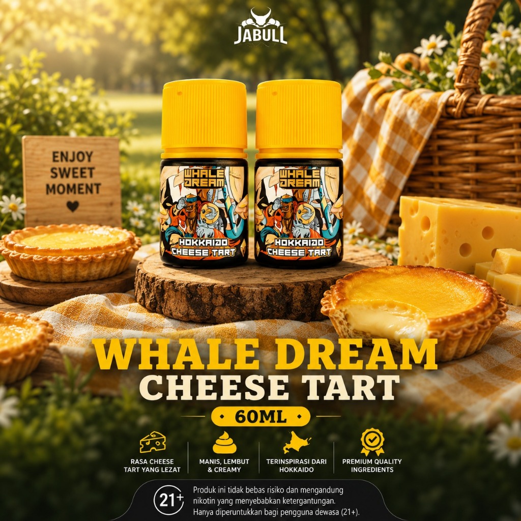 Whale Dream Hokkaido Cheese Tart 60ML By JVS X R57