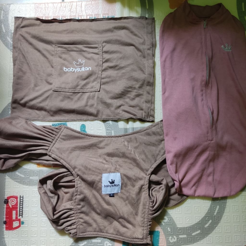 Preloved Gendongan M Shape Baby Sultan Free Bedong Instan