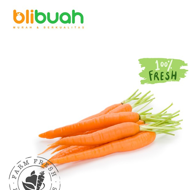 Wortel SEGAR 1000gr / Wortel / Carrot / Sayur Segar