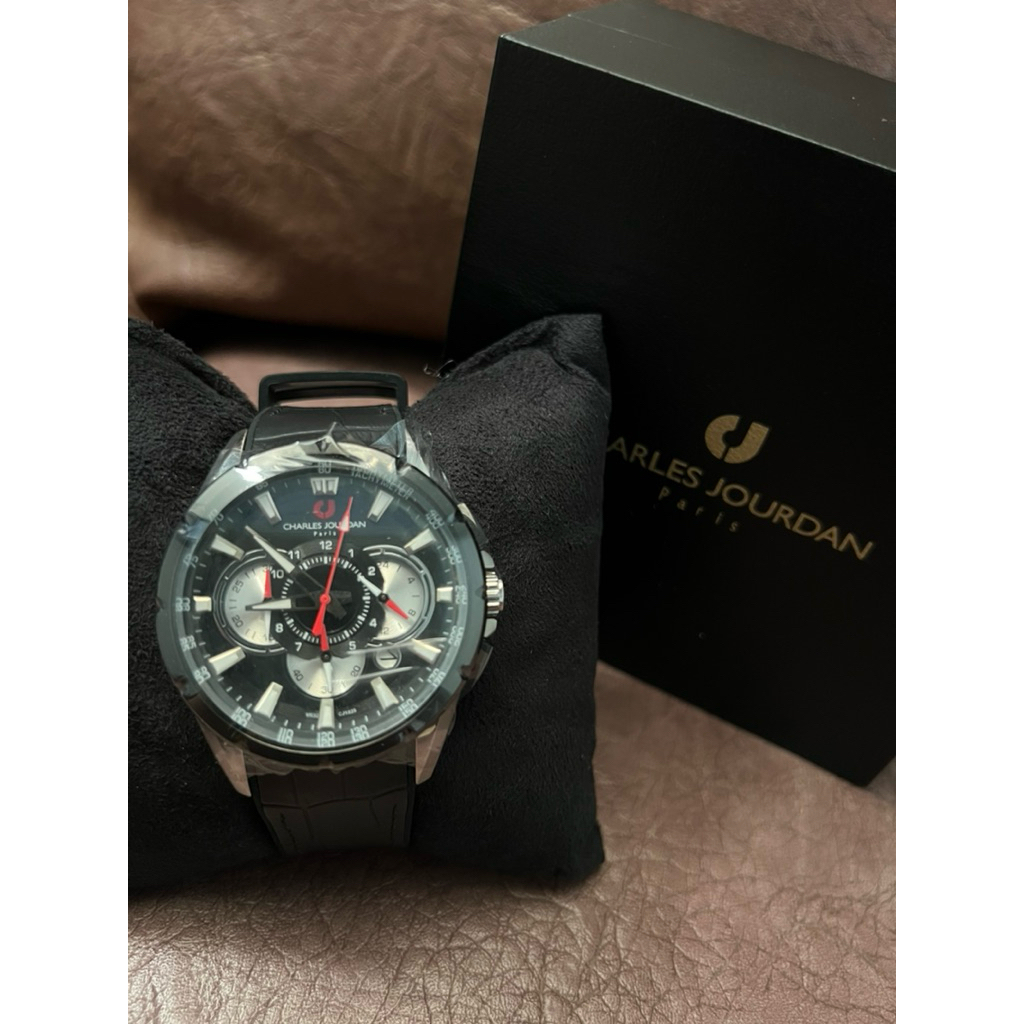 JUAL RUGI - Charles Jourdan CJ1029 1332C Jam Tangan Pria