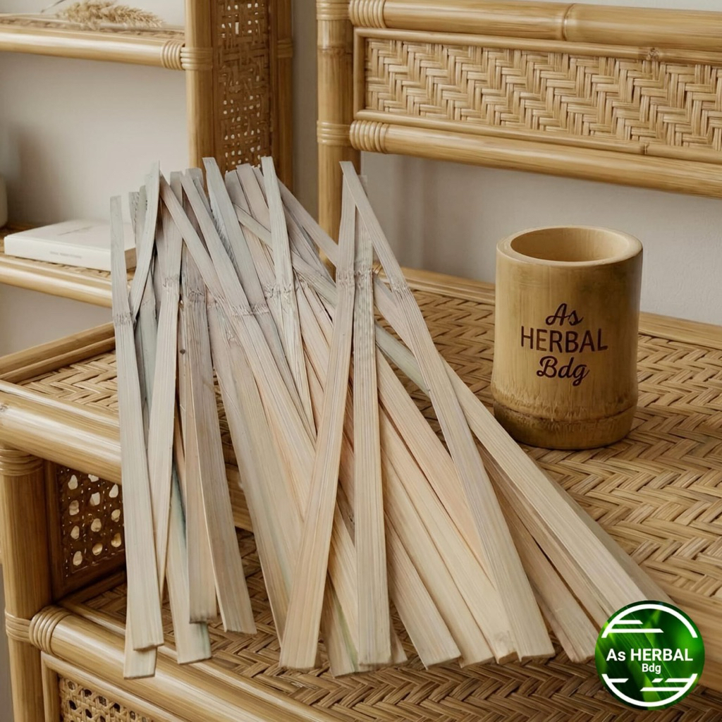 Iratan bambu P 80 cm L 1,5 cm isi 70 lembar-az