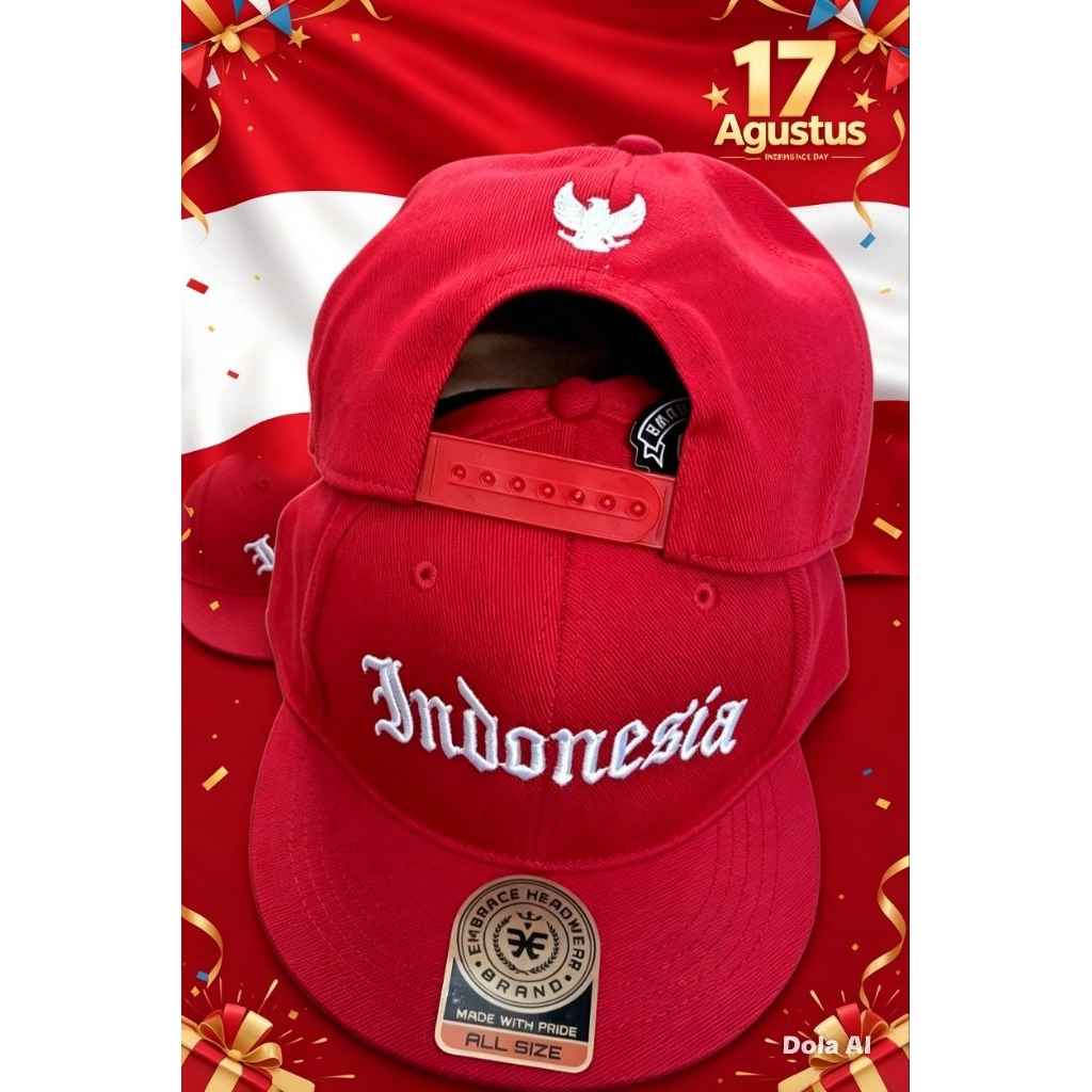 Topi 17 AGUSTUS promo shopee CUCI gudang