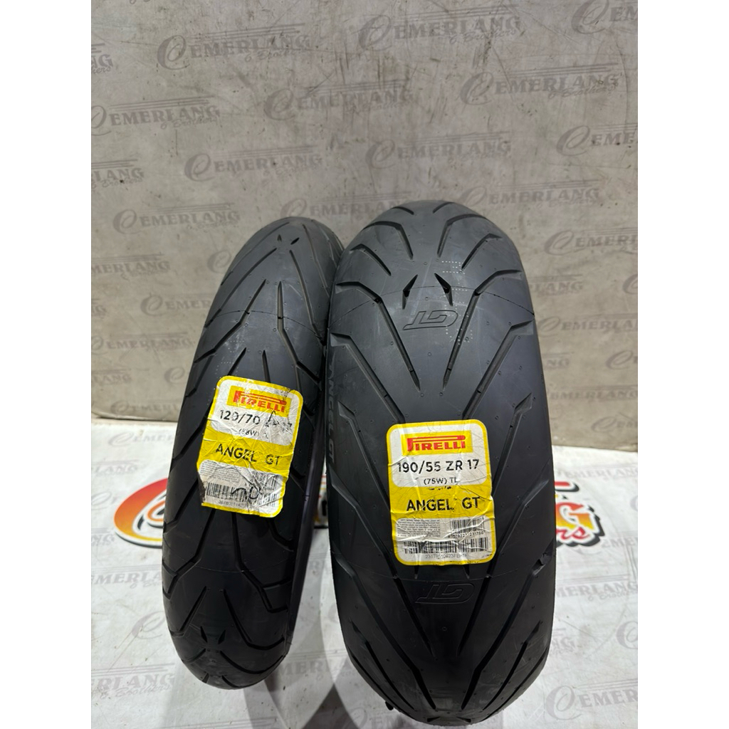 BAN LUAR PIRELLI ANGEL GT 120/70-17 180/55-17 190/55-17 BAN LUAR PIRELLI IMPORT ORIGINAL