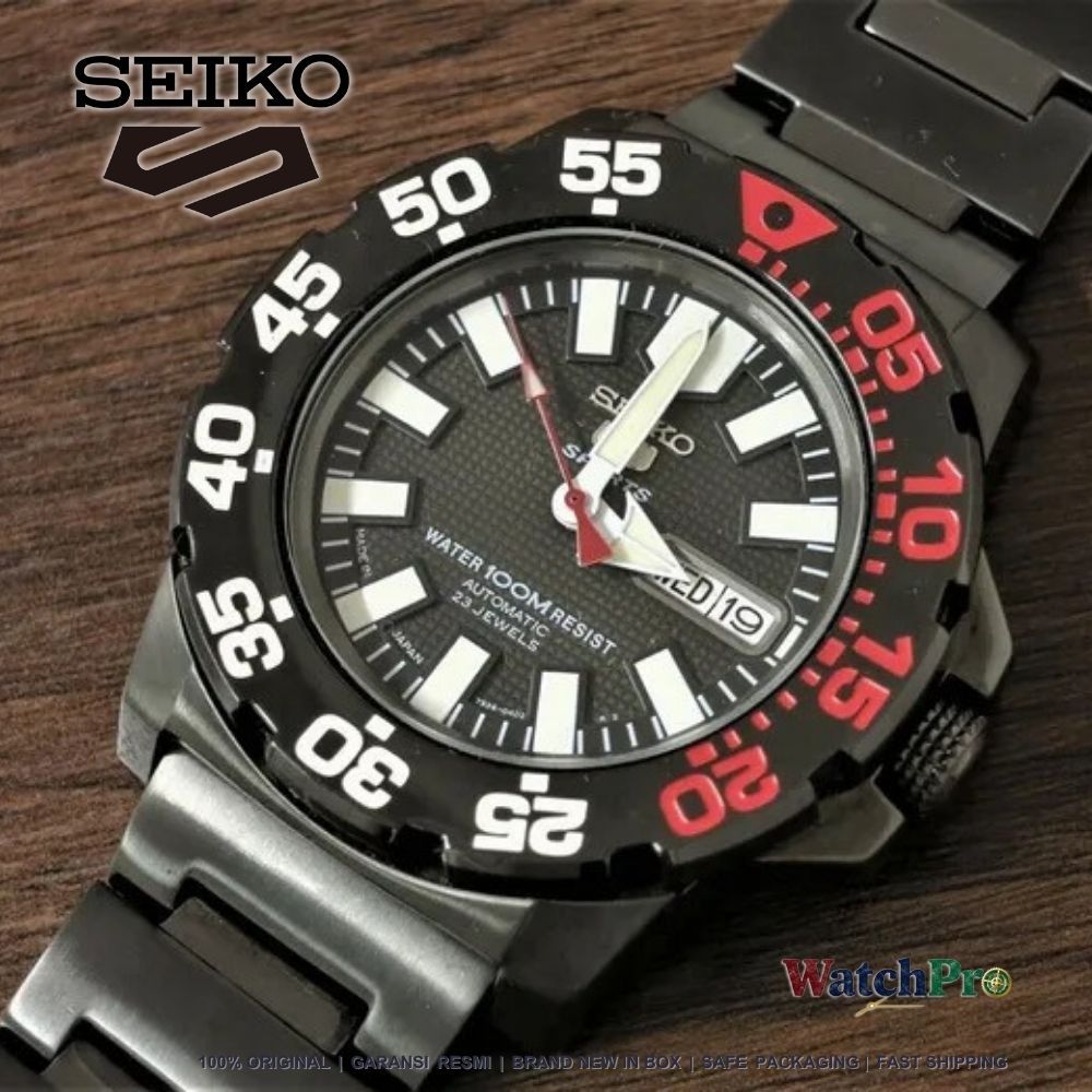 SEIKO 5 Sports SNZF53 SNZF53K1 Mini Monster Automatic Jam Tangan Pria