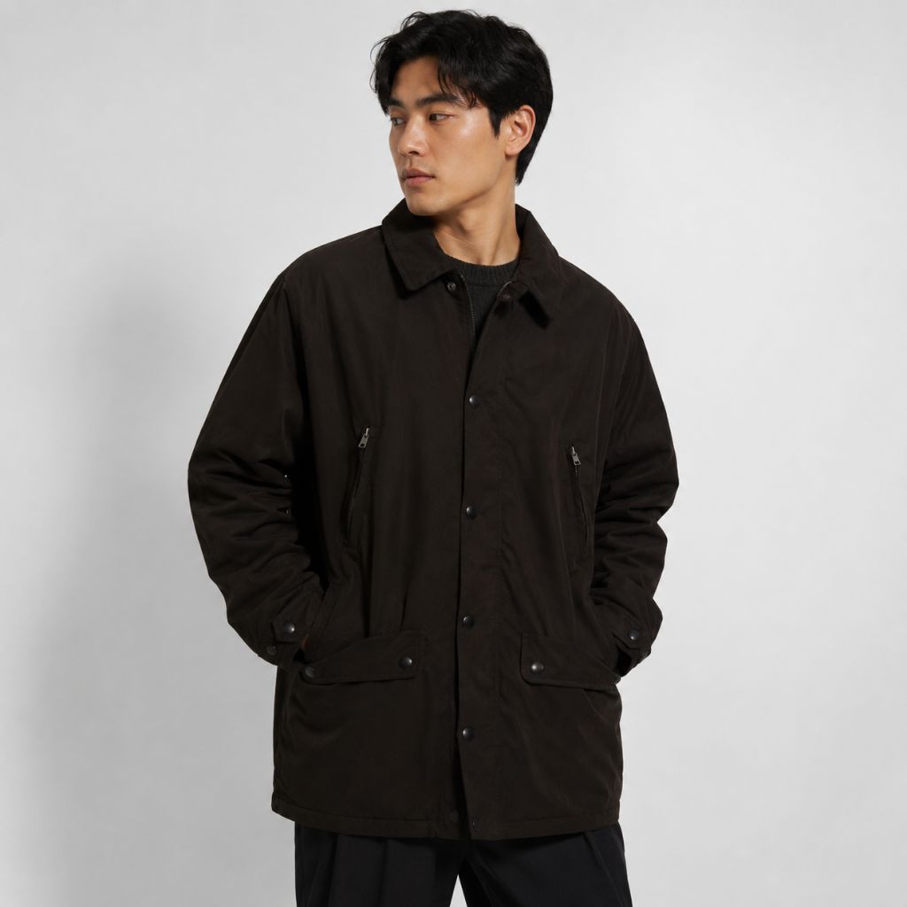 Jaket BARBOUR waterproof and breathable size M fit XL