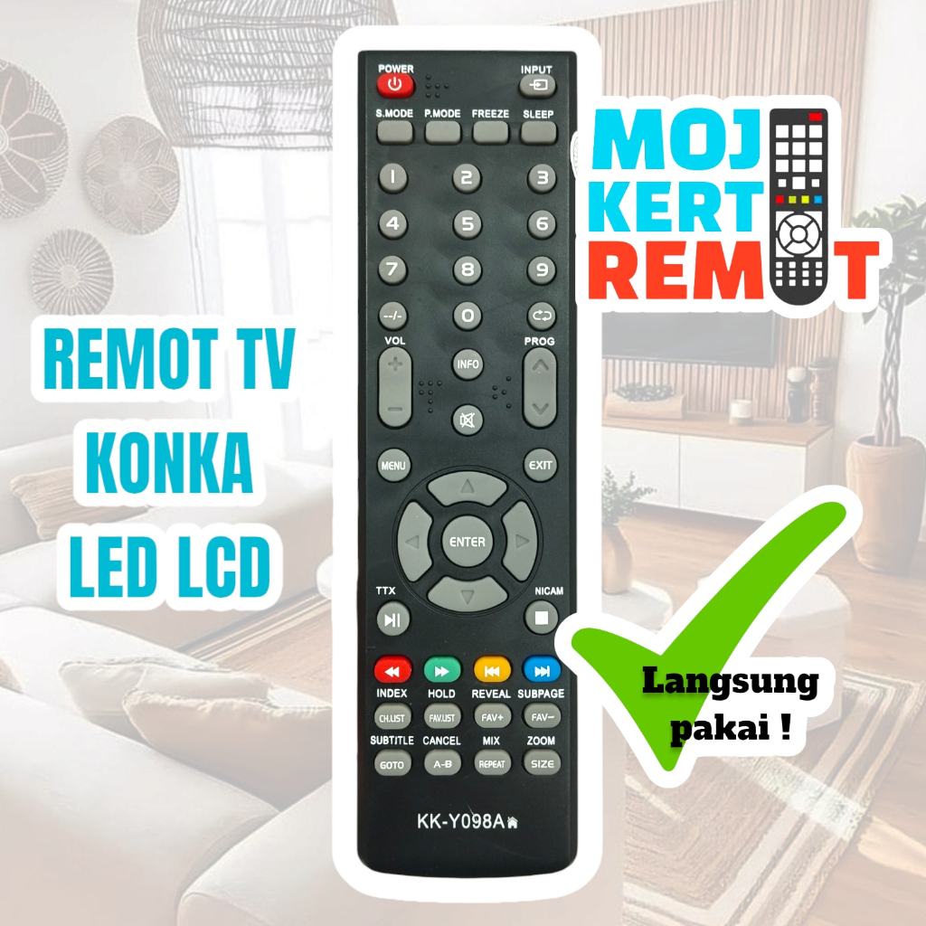 REMOTE REMOT TV KONKA LED LCD