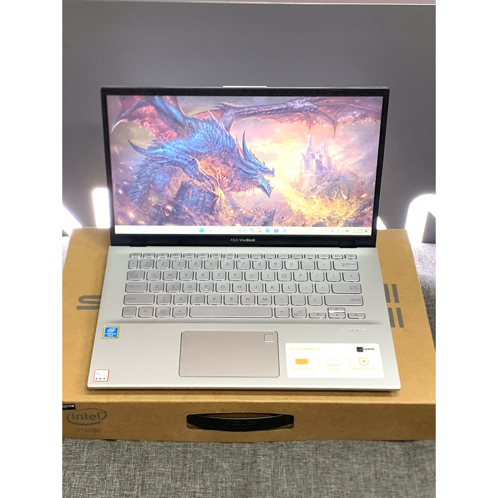 ASUS VIVOBOOK 14 A412FA INTEL PENTIUM GOLD 5405U 8/256GB SSD 14"INCH WIN11 (LIKENEW SECOND )