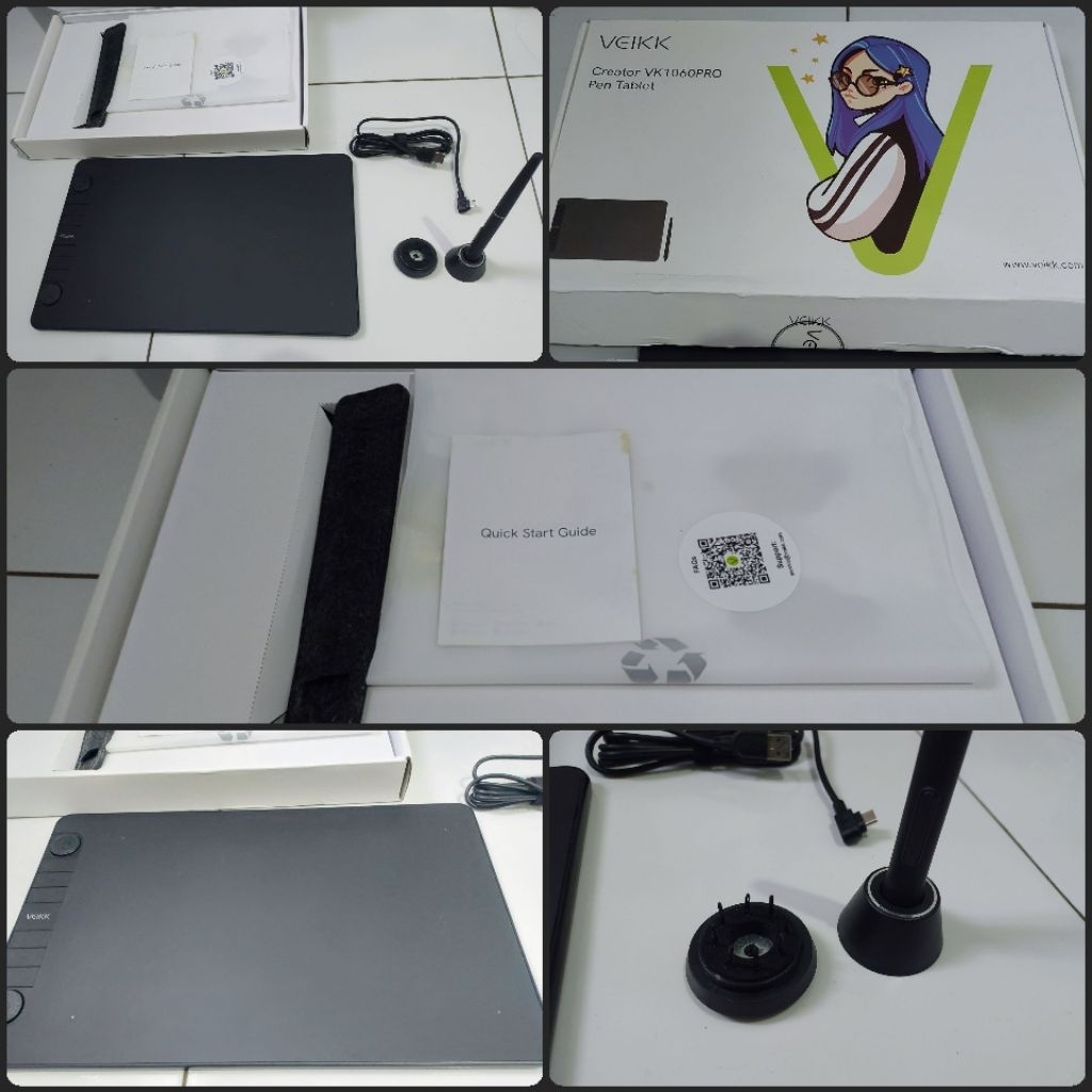 VEIKK Pen Tablet VK 1060 PRO (Preloved) Good Condition