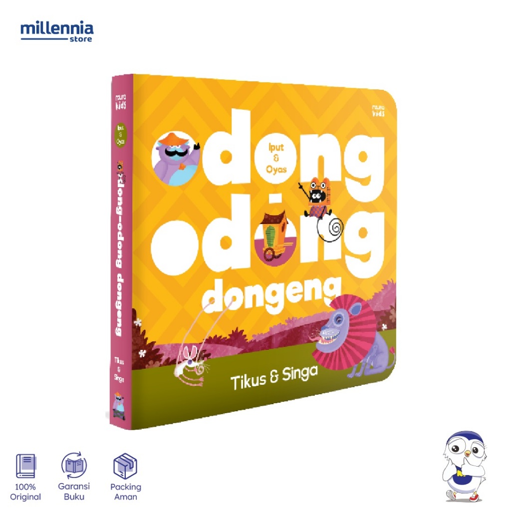 Odong-Odong Dongeng: Tikus & Singa - Buku Anak - Noura Books
