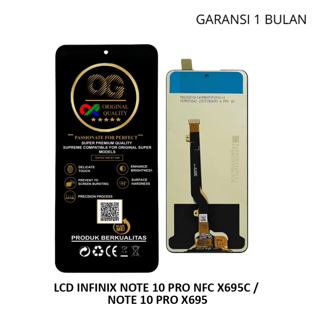 LCD INFINIX NOTE 10 PRO X695C X695 TOUCHSCREEN