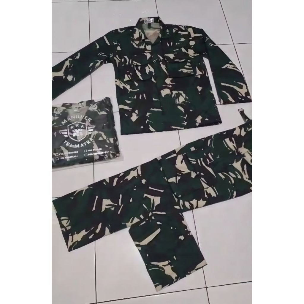 Baju PDL Velbet Wool Manuver Platinum Trimatra