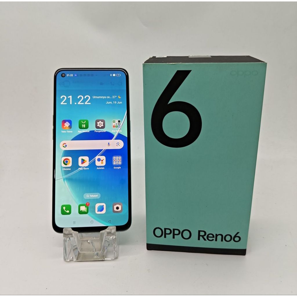 Oppo Reno 6 4G 8/128GB Second Garansi Resmi