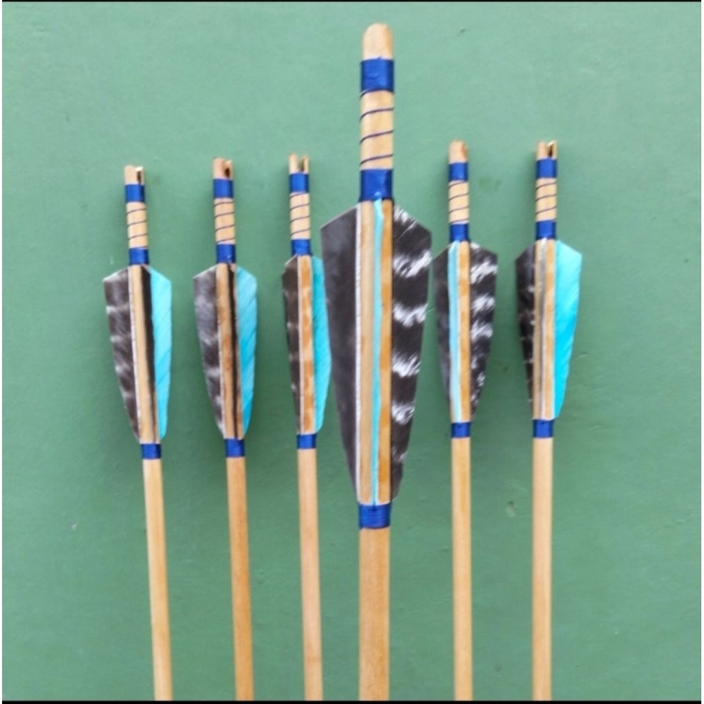 12 arrow ramin grade A  sortir berat seragam arrow bulu kalkun