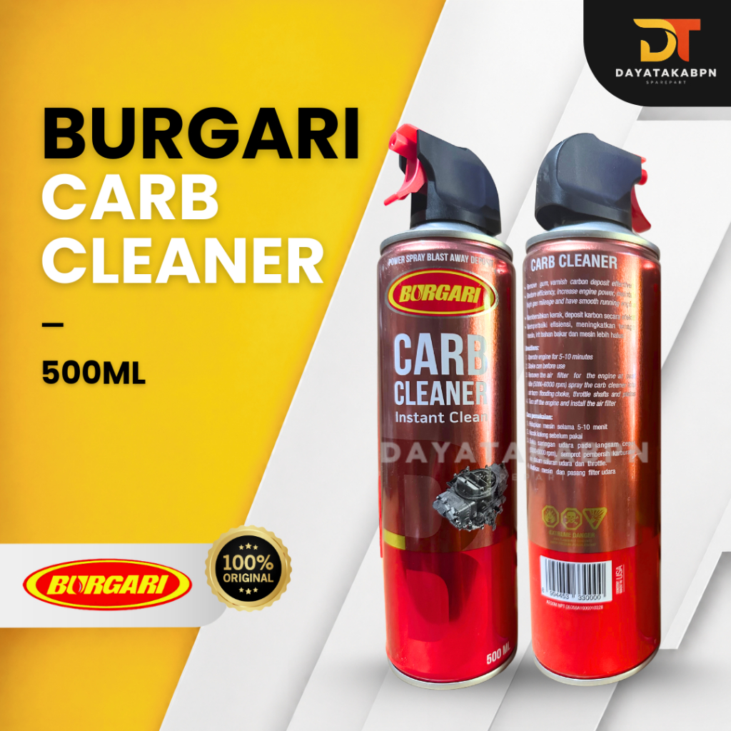 Burgari Carb Cleaner 500ML / Pembersih Karburator
