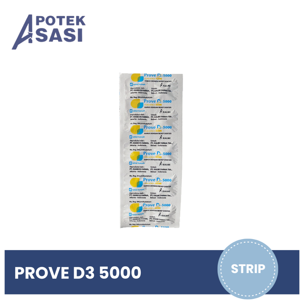 Prove D3 5000 IU Tablet Kunyah isi 10 Tablet