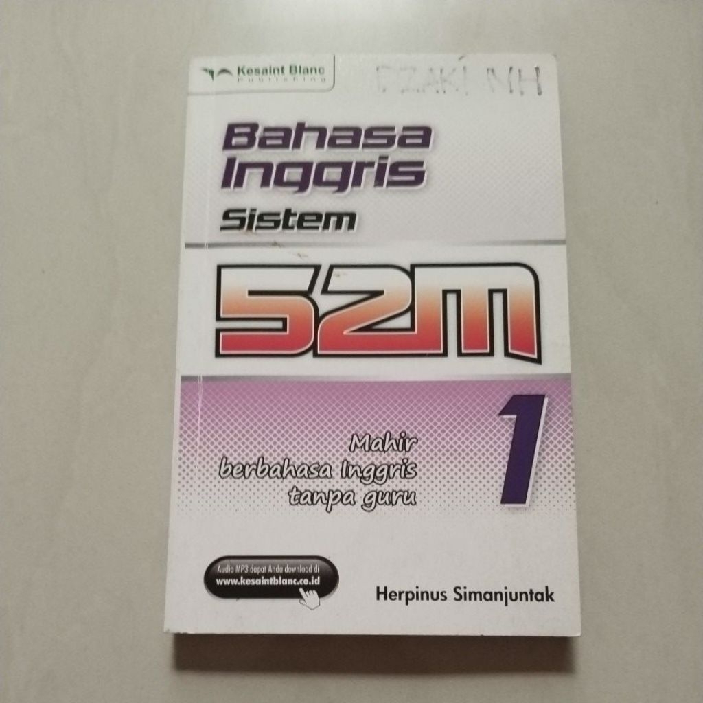 Buku bahasa inggris sistem 52m
