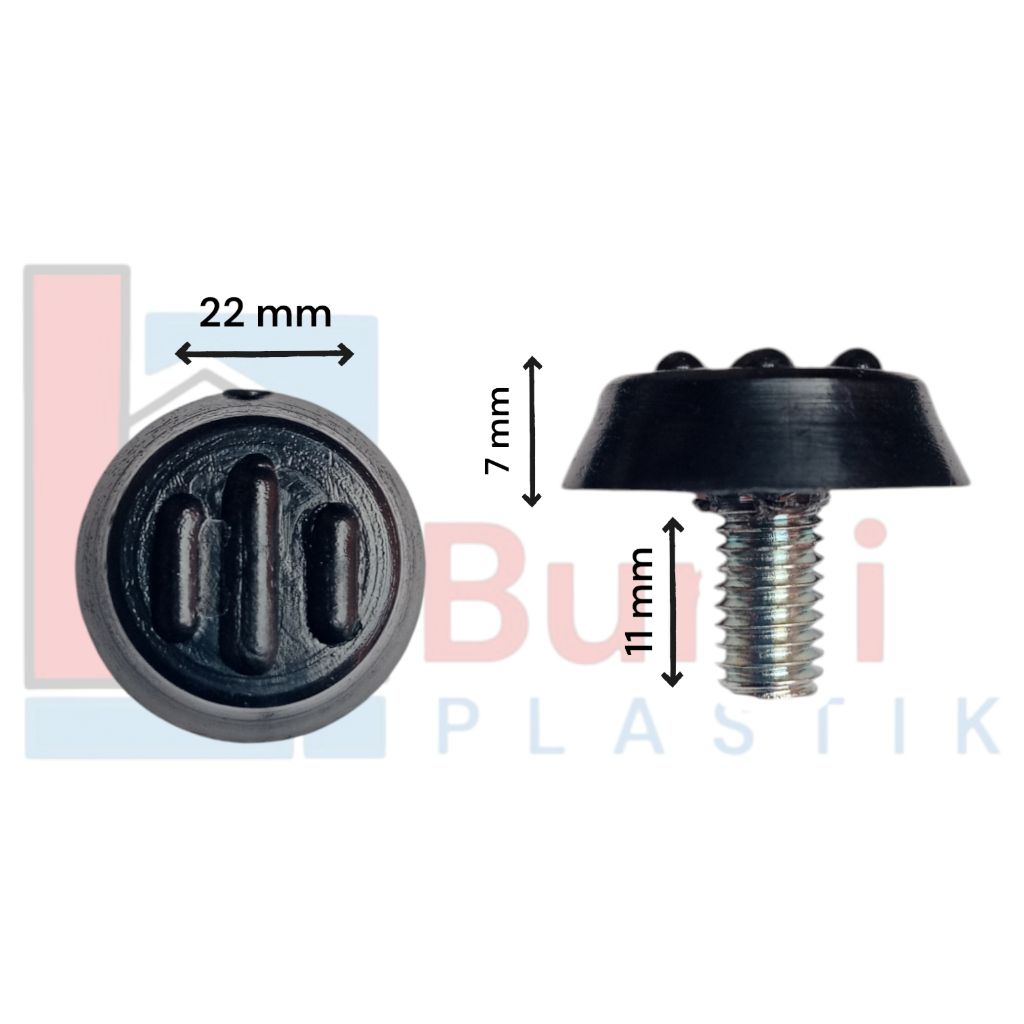 LEVELER M6 GARIS 3/BAUT STABIL ALAS KAKI MEJA KURSI FURNITURE LAINNYA