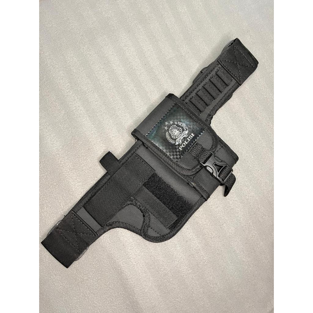 Tempat Senjata LOGO POLISI - CORDURA - Holster - Tas Pinggang