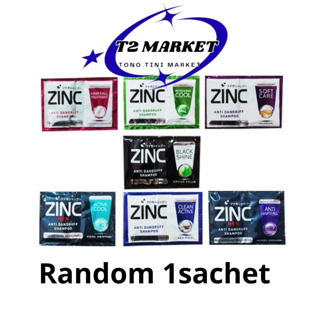 Shampoo Sachet Zinc random sachetan