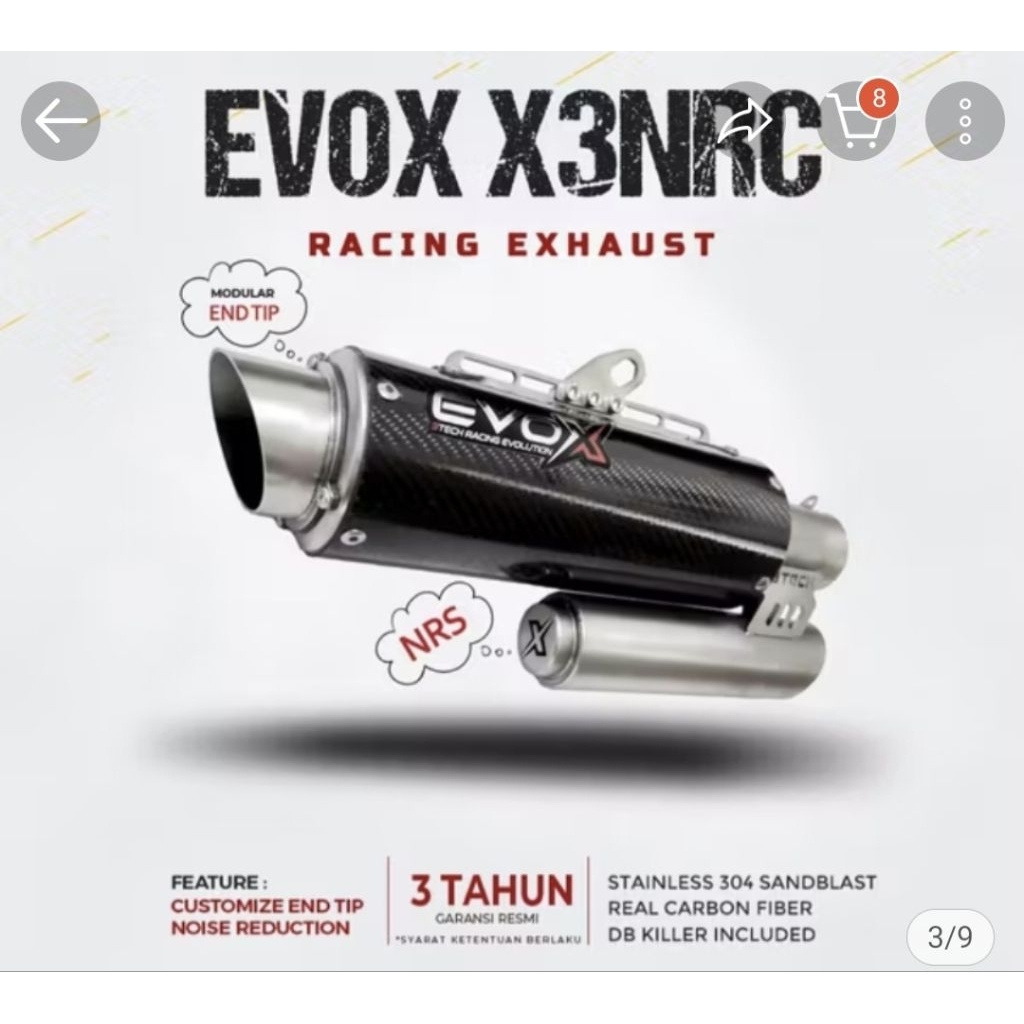 Evox x3 nrc second
