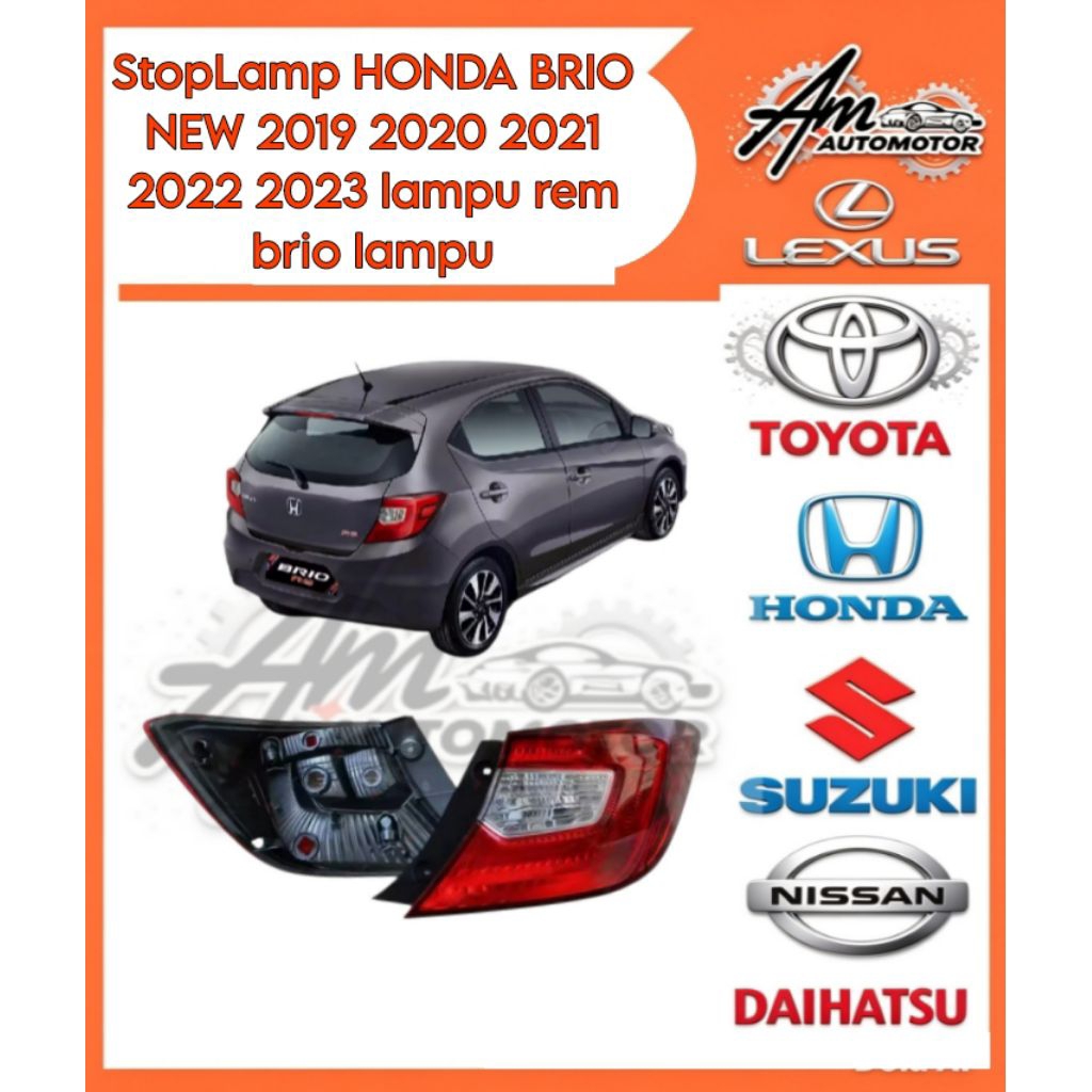 StopLamp HONDA BRIO NEW 2019 2020 2021 2022 2023 lampu rem brio lampu rem brio satya lampu stop brio