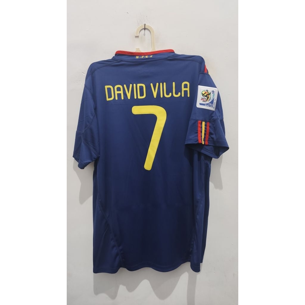 jersey retro Sp@ny0l@ David Villa size S