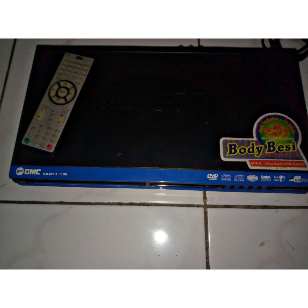 GMC BM-081Q Body Besi ||  DVD Player GMC BM-081Q Body Besi USB Karaoke | Bekas Normal