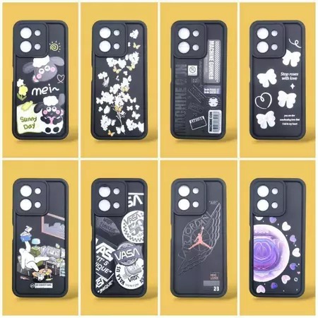 case corak gemoy untuk [ Infinix Smart 20 / Infinix Note 60 / Infinix Note 60 Pro ] case lucu infini