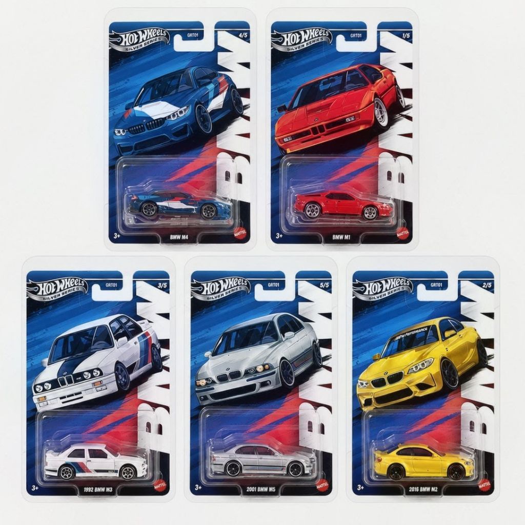 Hot Wheels BMW, Hot Wheels Set Lengkap, BMW Silver Series, Koleksi Hot Wheels.