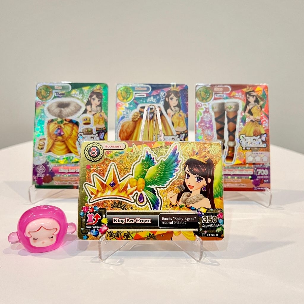 Aikatsu Card Original Premium Spicy Ageha King Leo
