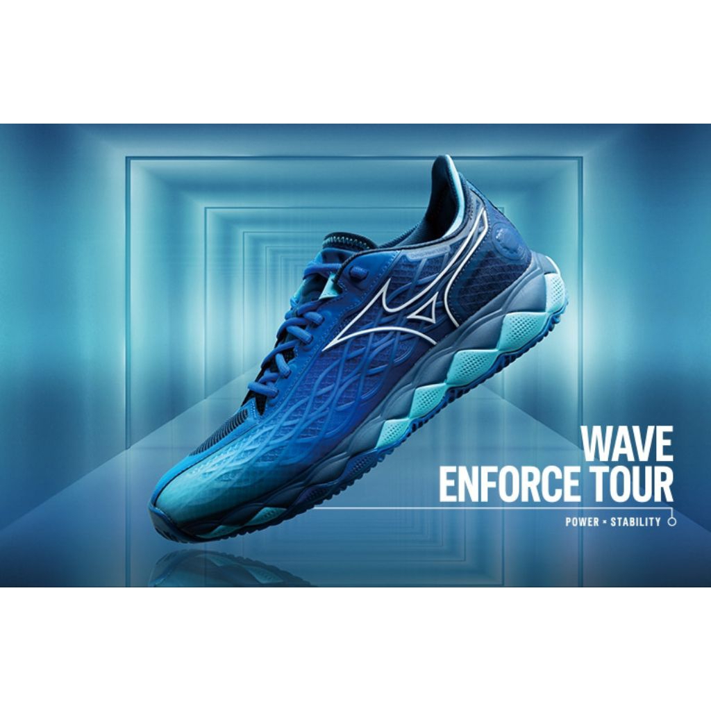 sepatu tenis wanita original 100% mizuno sepatu tenis lapangan wanita original 100% mizuno wave enfo