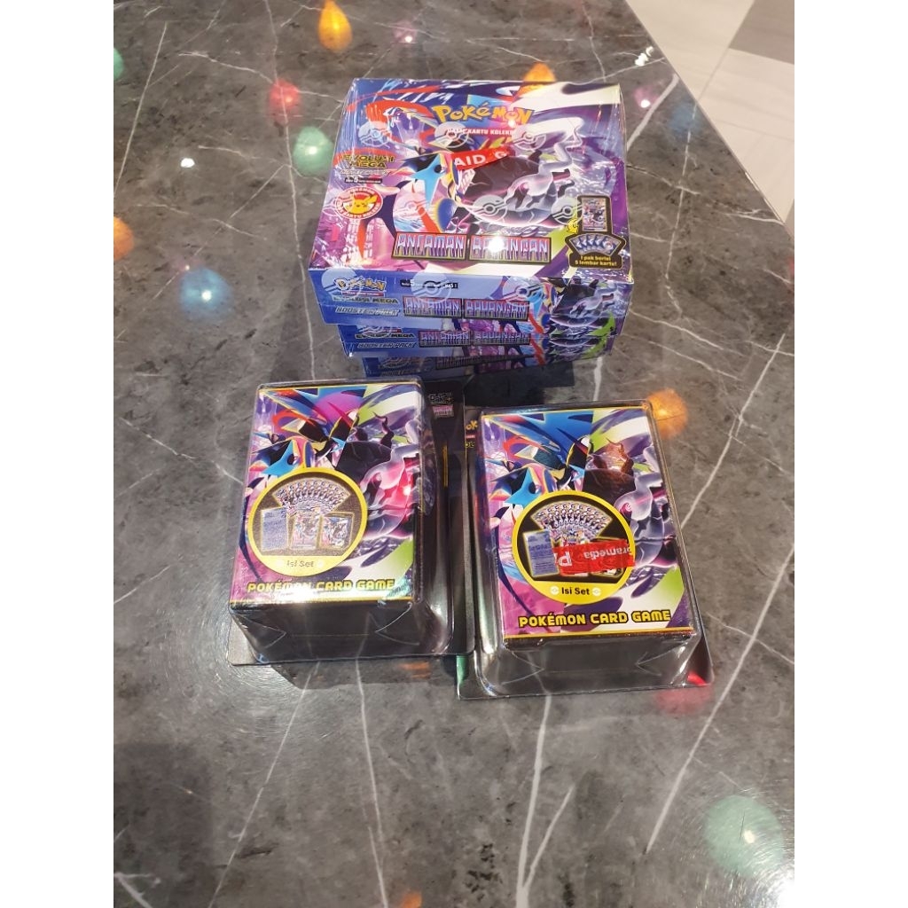 Pokemon tcg ancaman bayangan gramedia - booster box dan set koleksi isi 10 INSTAN ONLY SURABAYA