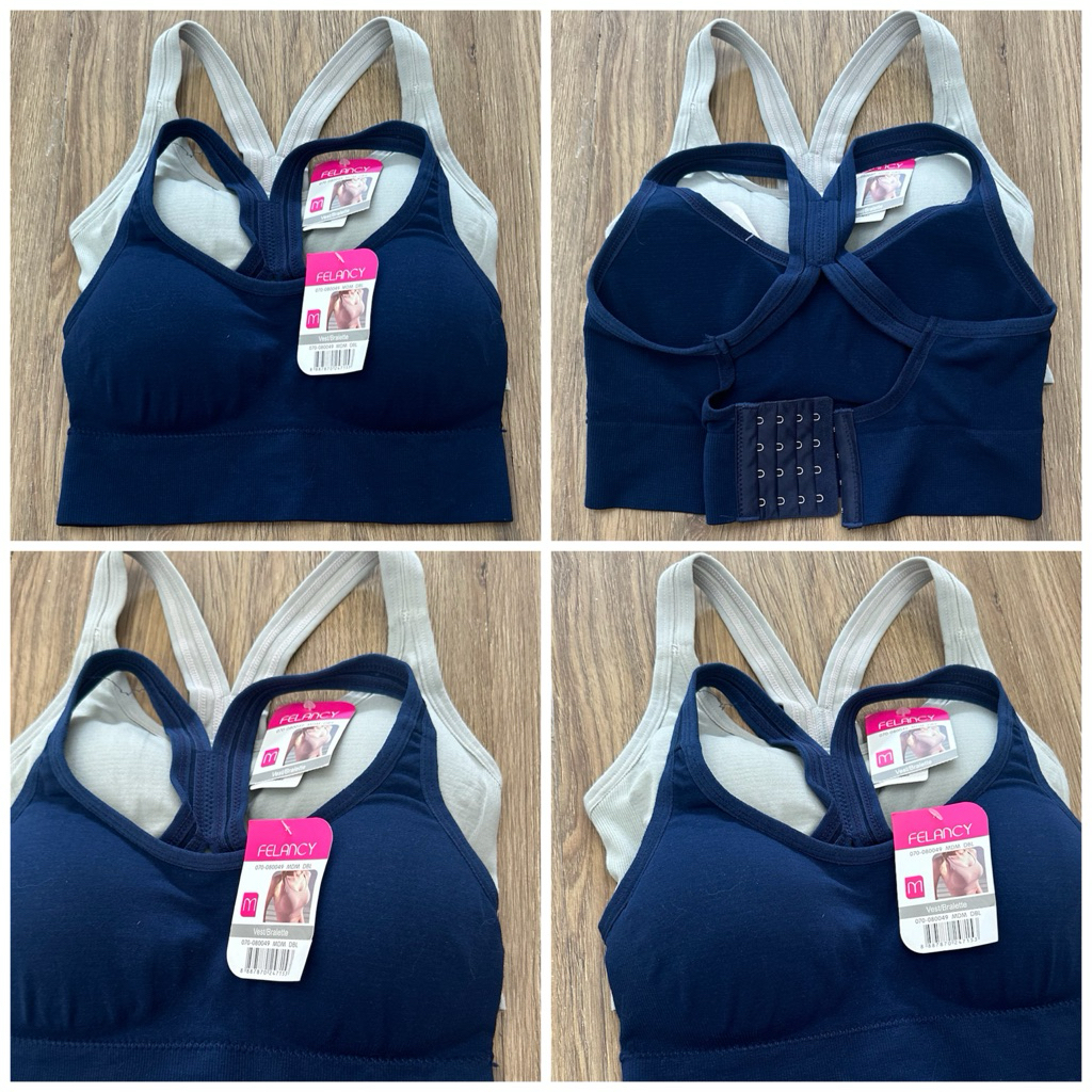 Felancy sport bra 070-80049 vest bralette kait belakang