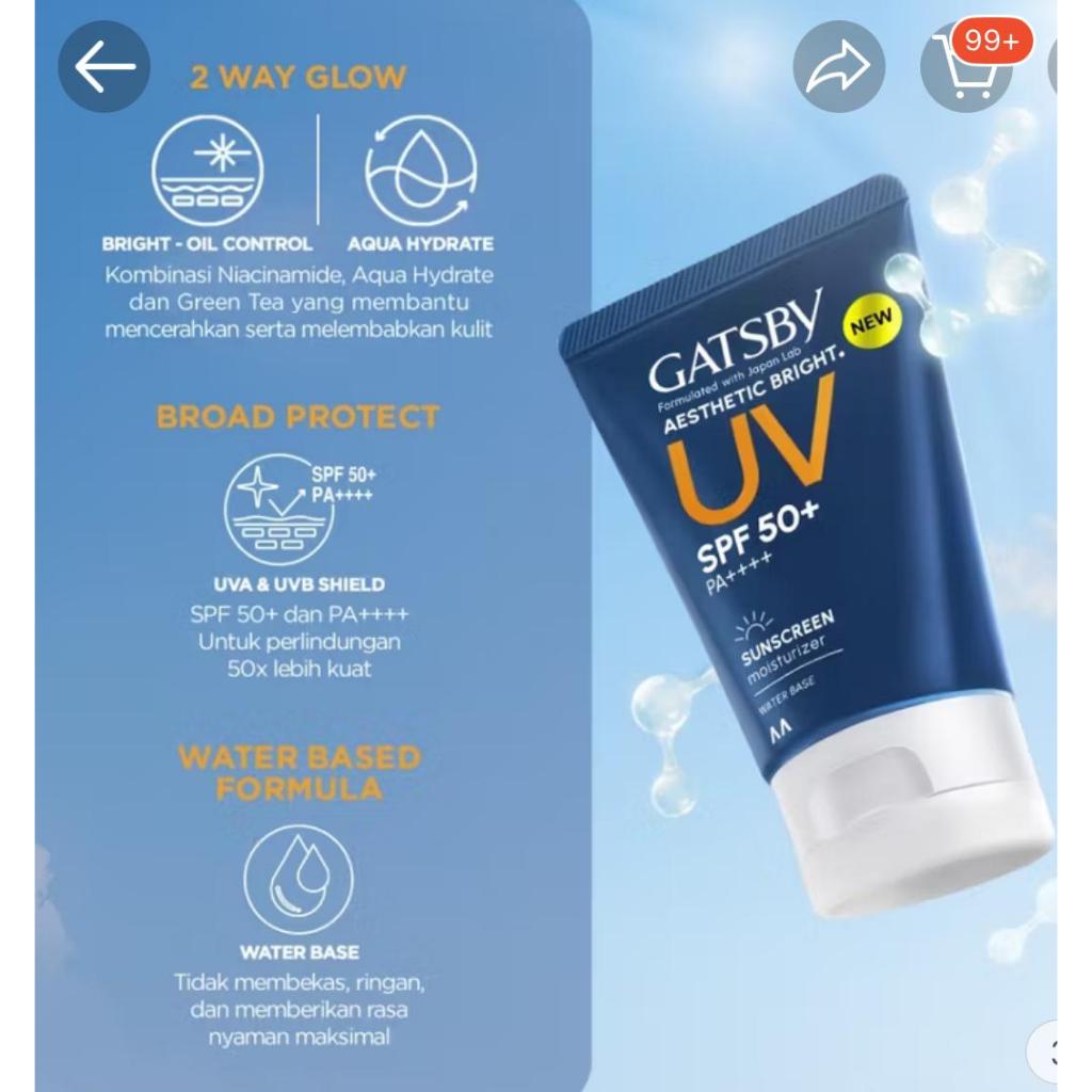 gatsby sunscreen 40ml