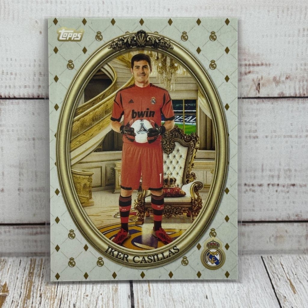 Kartu Bola Casillas Real Madrid Topps Team Set Original