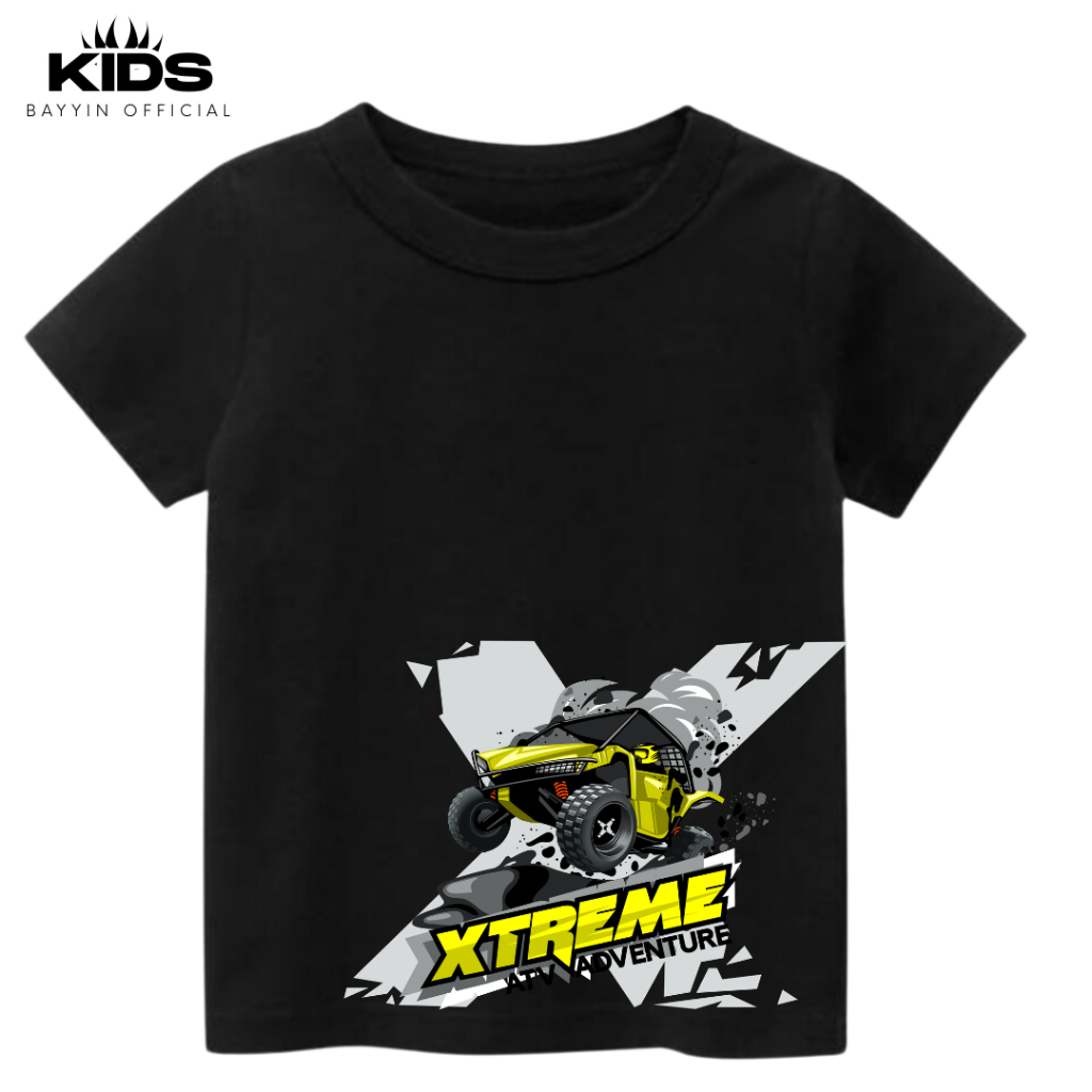 Kids Bayin Official EXTREME TRAIL T-Shirt Anak//Kaos Anak bahan cotton premium gambar XTREME TRAIL u