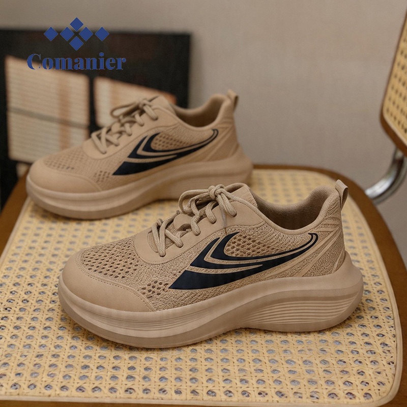 Comanier Sandal Pria Olahraga Kekinian Sandal Pria Baim Tinggi EVA Sepatu Slide Anti Licin