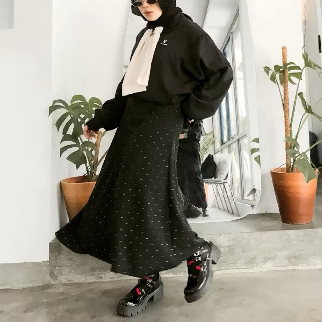 Yeji skirt Polka | Rok polka | Polka kecil |Higwaits