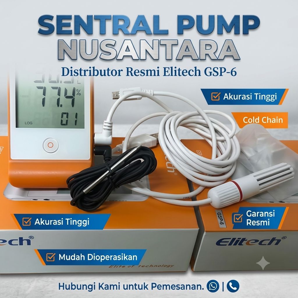 Humidity & Temperature Elitech GSP-6 Data Logger Original GSP6 Thermometer Hygrometer GSP 6 Thermo