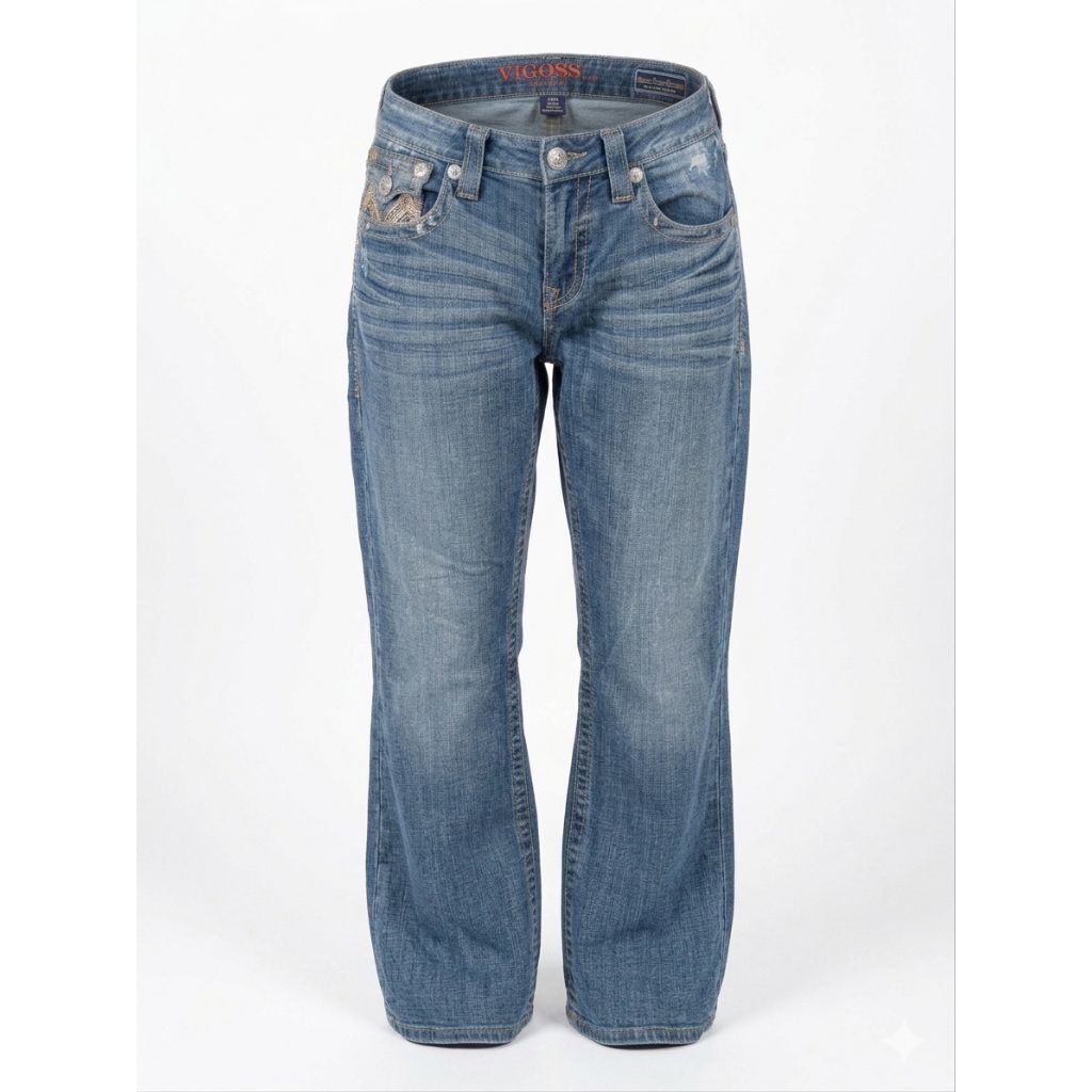 Celana Jeans bekas/second/pl/preloved Denim Levis merk Vigoss, jeans baggy, jeans bootcut, levis boo