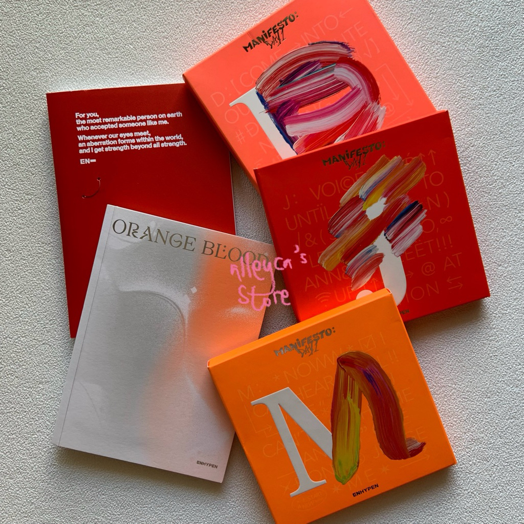 ENHYPEN ALBUM ONLY MDO ENGENE VER ORANGE BLOOD ROMANCE:UNTOLD JUNGWON