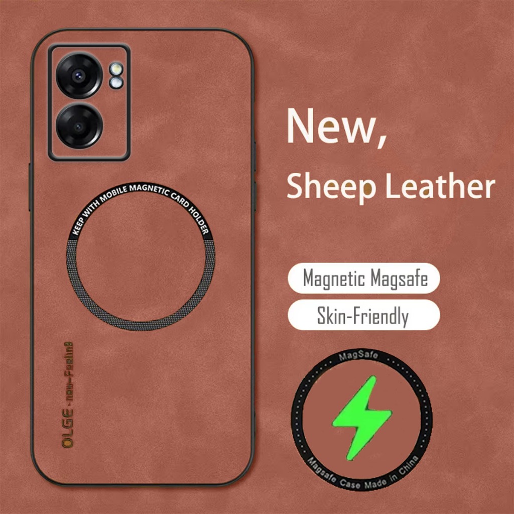 Soft case Magnetic OPPO A57 5G / NARZO 50 5G Casing Magsafe Luxury