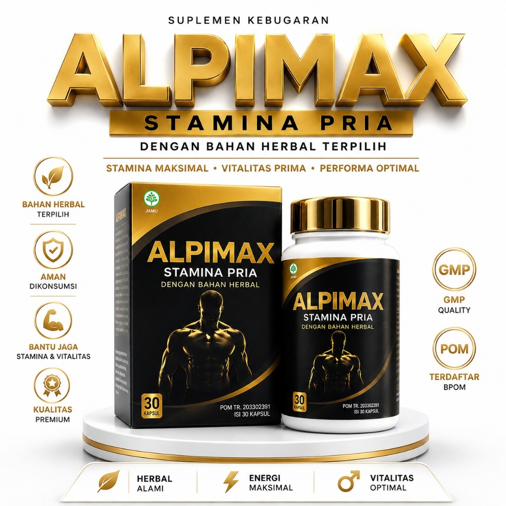 ALPIMAX Formula Herbal Tradisional dengan Bahan Pilihan BPOM